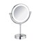 Kibi Circular LED Free Standing Magnifying Make Up Mirror - Chrome KMM104CH - alternate 1